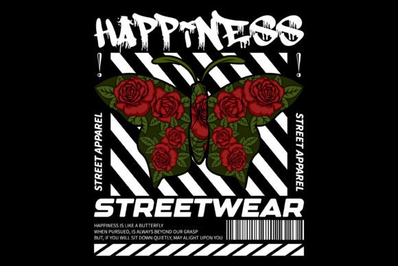 Happiness Streetwear Graphic Design: Your Next Bold Move