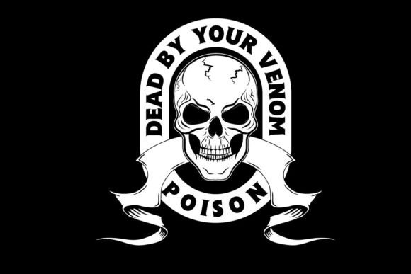 Unleash Urban Edge: Venom Graphic Design with Head Skull