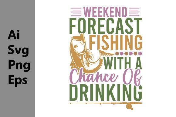 Weekend Forecast Fishing T Shirt Graphic: Hook Your Audience